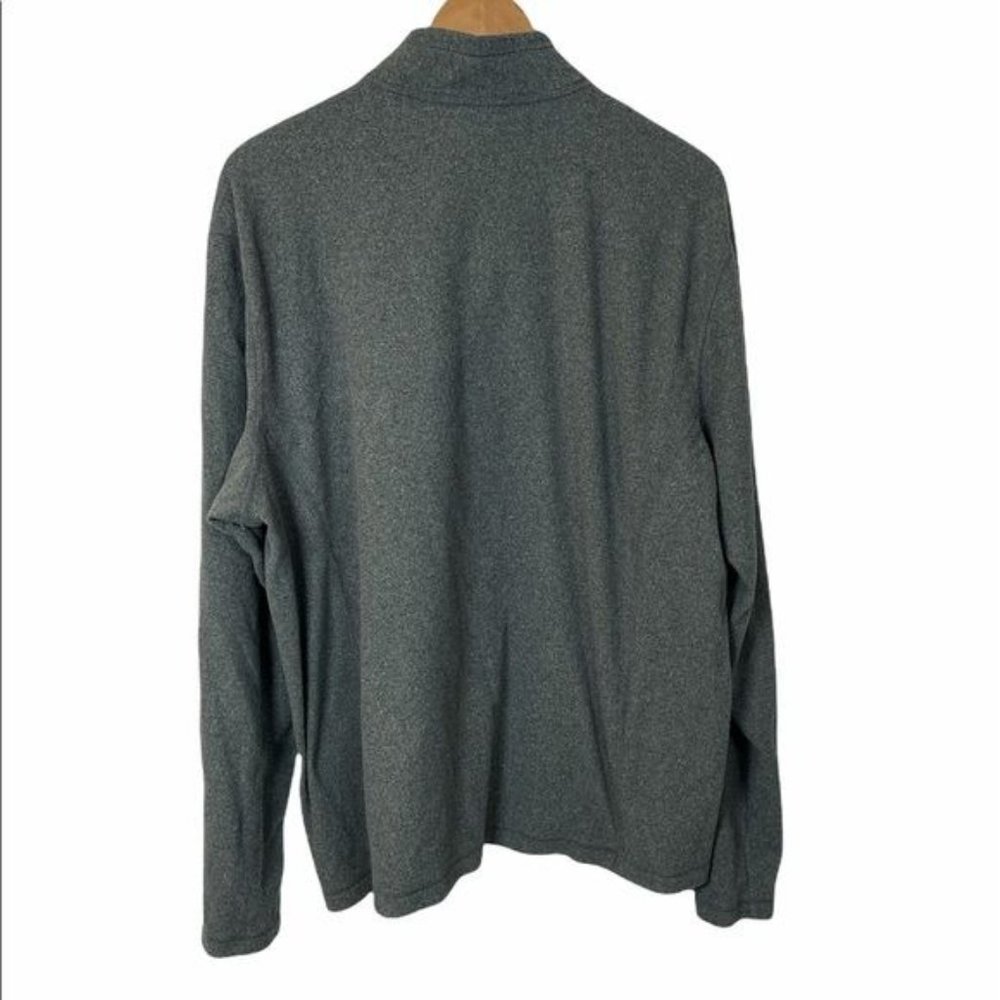 REI Co-Op 1/4 Zip Soft Gray Pullover Sweater Sz XL - Picture 2 of 6